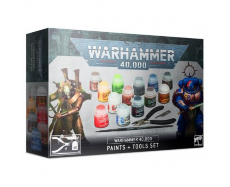 Warhammer 40 000 - Paints + tools set