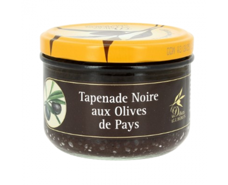 Tapenade noire aux olives du pays - Les Délices du Luberon