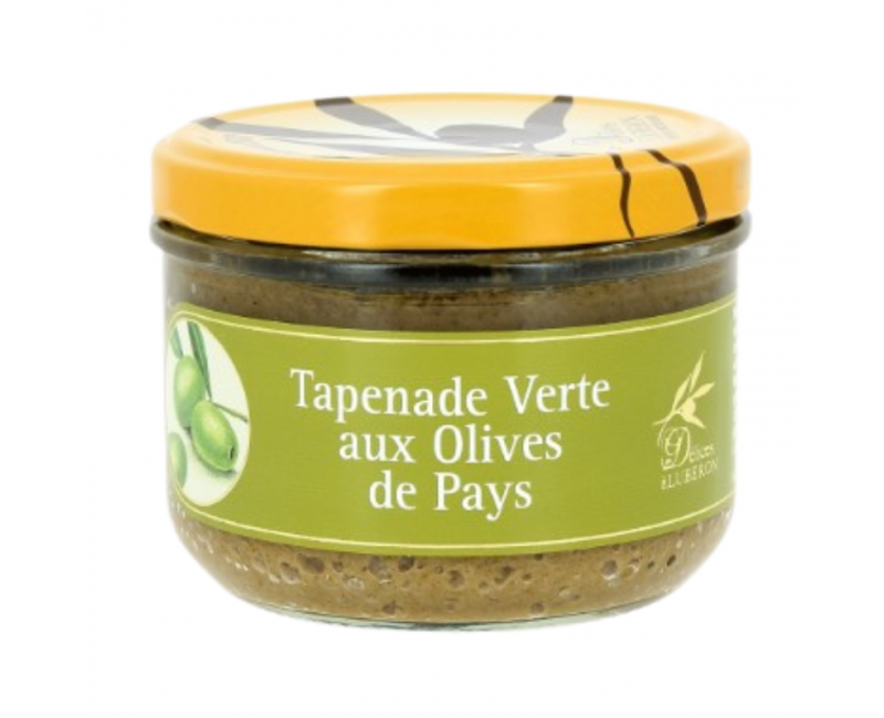 Tapenade verte aux olives du pays - Les Délices du Luberon