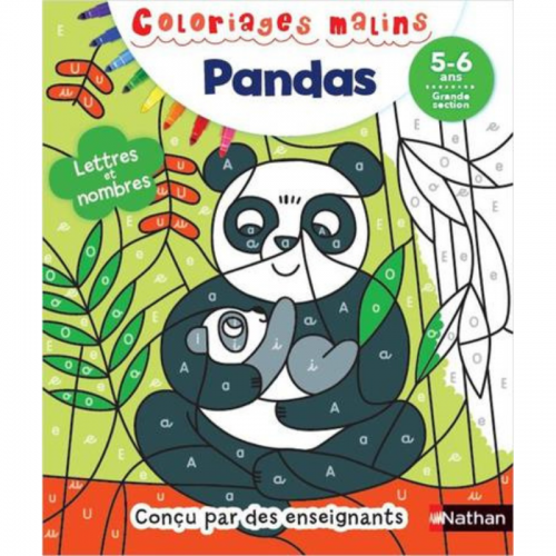 Coloriages malins - Panda