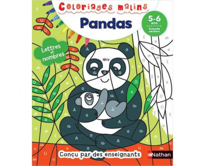 Coloriages malins - Panda