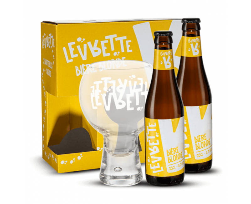 COFFRET DE LEVRETTE BLONDE