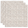 Lot de 3 lange en gaze de coton