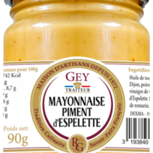 Mayonnaise au piment d'Espelette