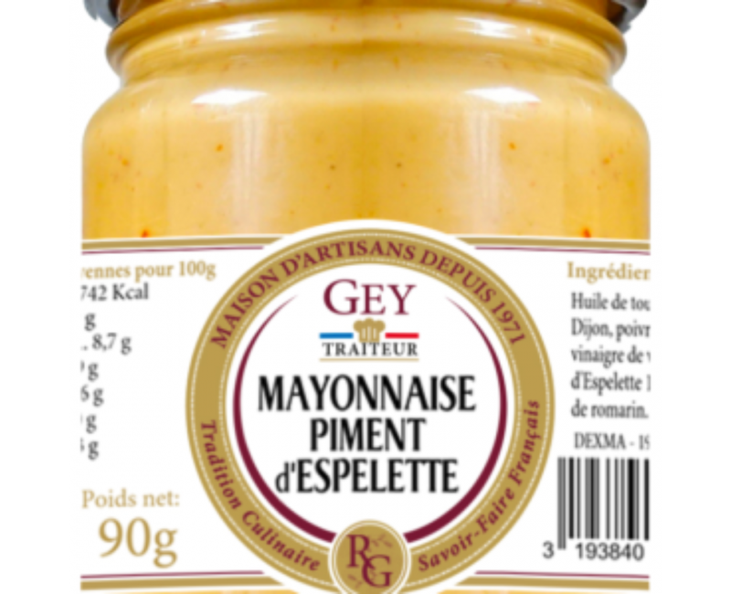 Mayonnaise au piment d'Espelette