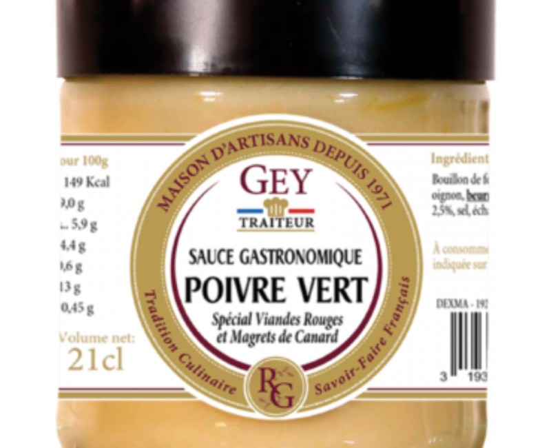 Sauce chaude au poivre vert