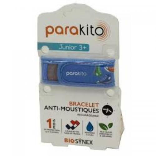 Bracelet anti-moustiques junior rechargeable x2 - Parakito