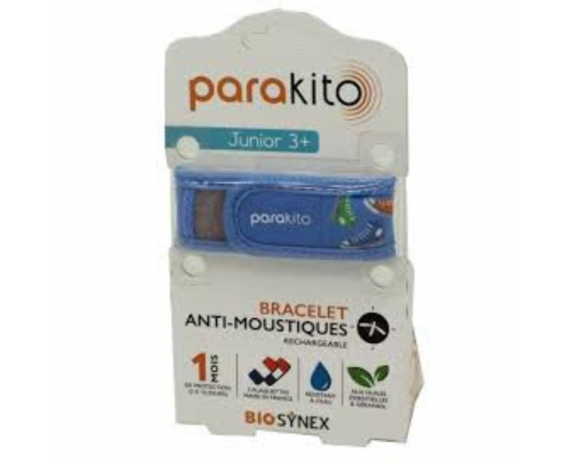 Bracelet anti-moustiques junior rechargeable x2 - Parakito