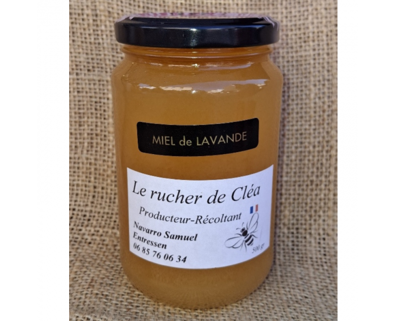 pot de miel de lavande 500 g