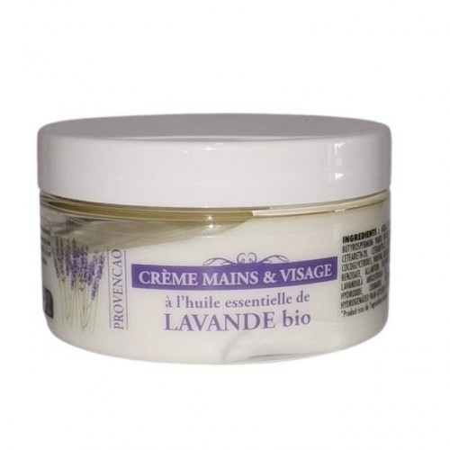 Crème huile essentielle de lavande bio visage et mains