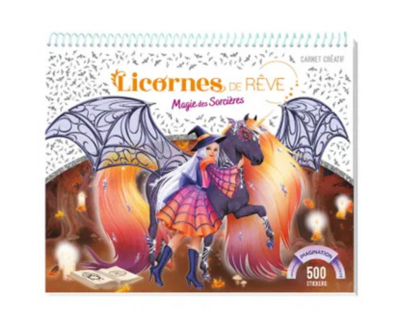 Licornes de rêve - Carnet créatif - Magie des sorcières