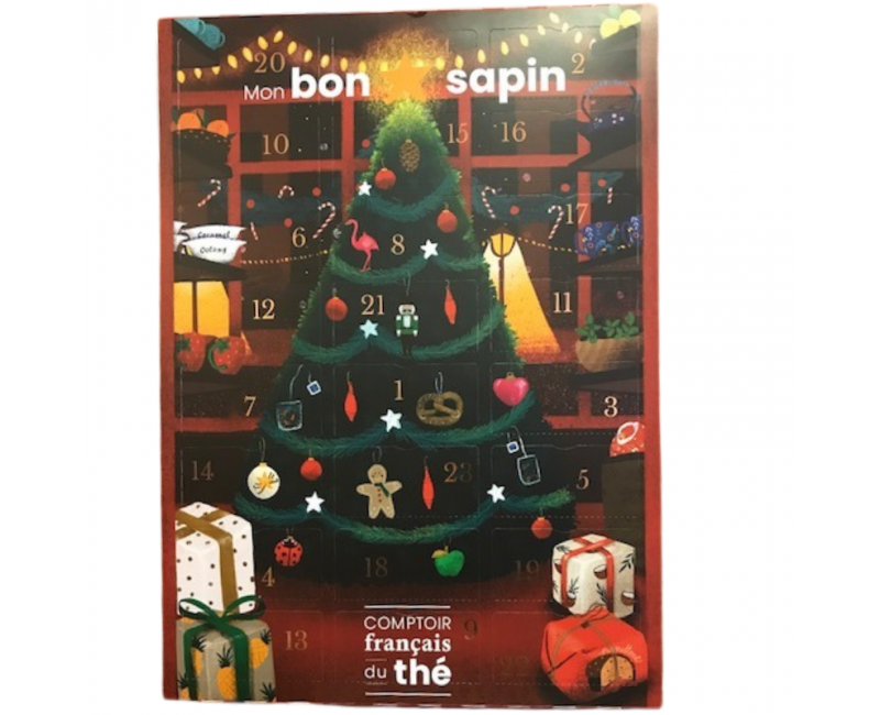 Calendrier de l'avent Comptoir Français du thé : Mon beau sapin