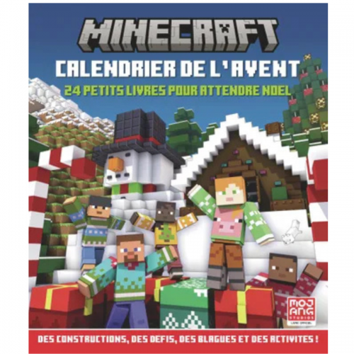 Minecraft : Calendrier de l'avent 24 petits livres pour attendre Noël