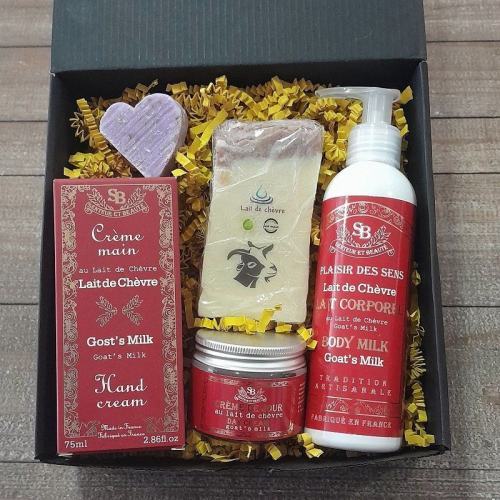 Coffret cadeau lait de chèvre