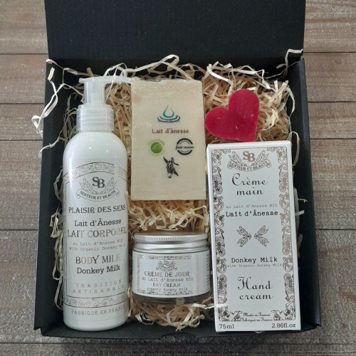 Coffret cadeau lait d'ânesse