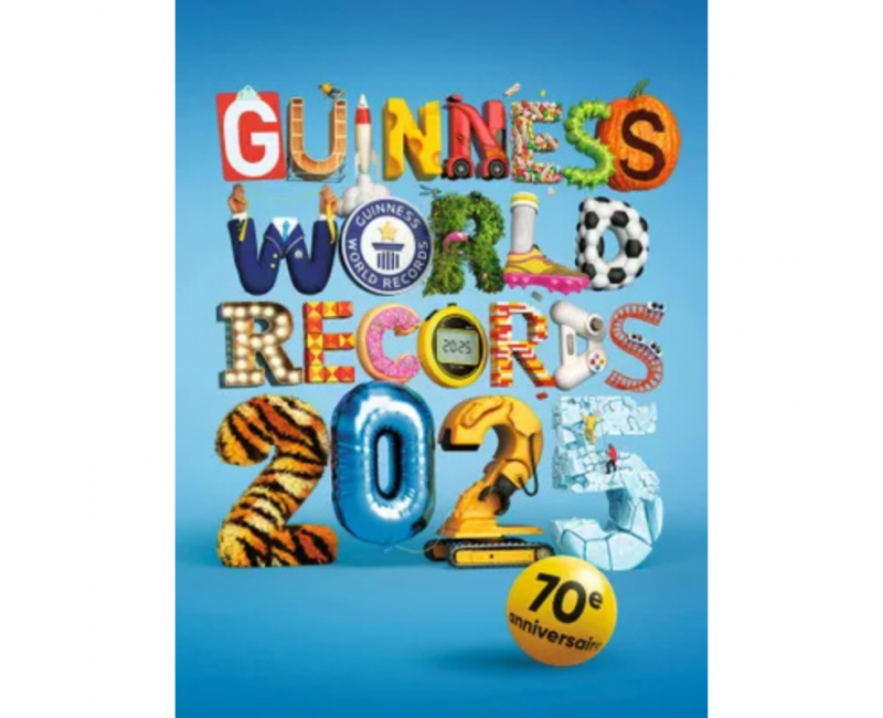 Guinness World Records 2025 70e anniversaire