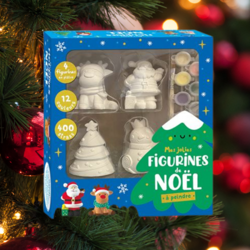 Atelier peinture figurine de Noel