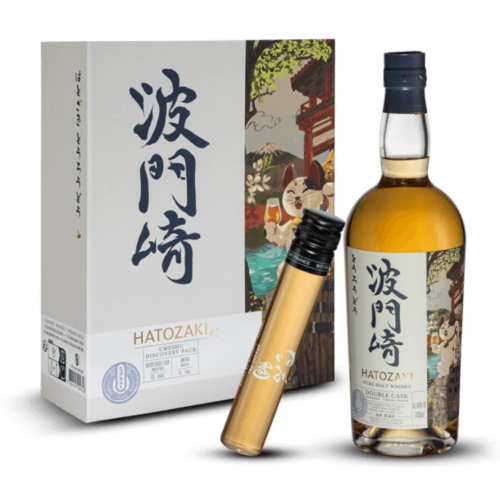 Coffret Hatozaki Double Cask Discovery 46% + Wit 5cl 14%