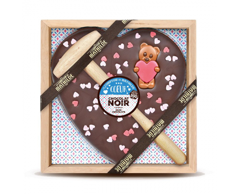 Cœur à casser Chocolat Noir - Love collection - 300G