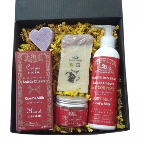 Coffret cadeau au lait de chèvre