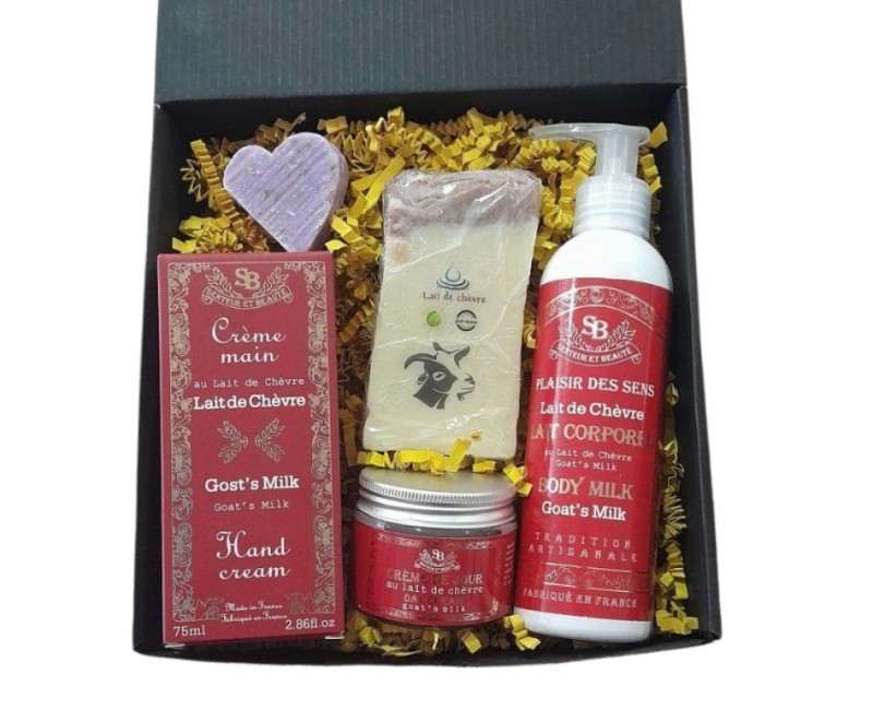 Coffret cadeau au lait de chèvre