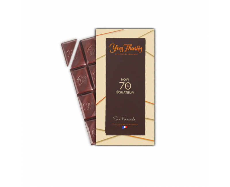 Tablette de chocolat noir 70% Equateur