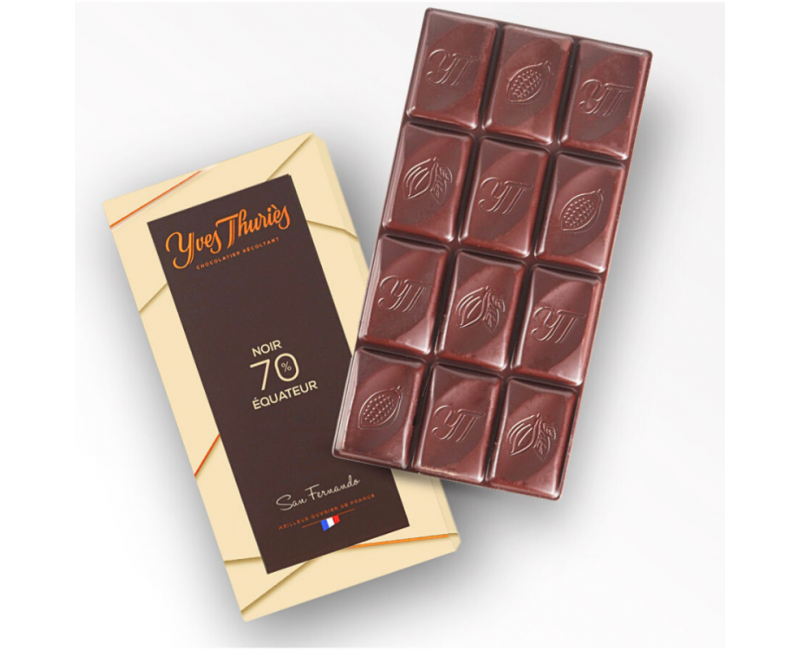 Tablette de chocolat noir 70% Equateur