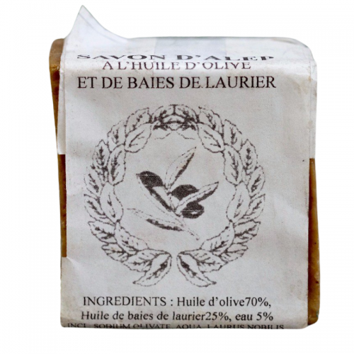 Savon d’Alep 220g – 25 % Laurier Noble Naturel