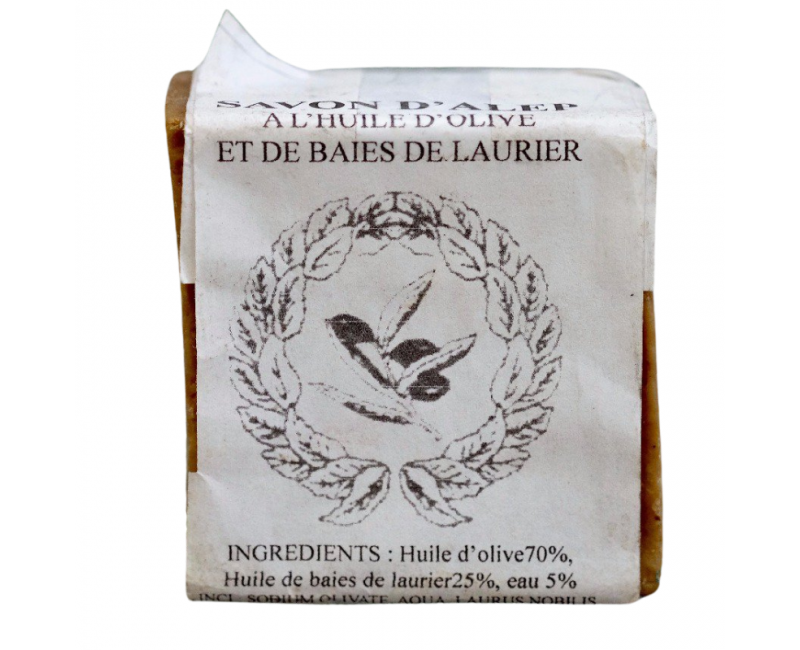 Savon d’Alep 220g – 25 % Laurier Noble Naturel
