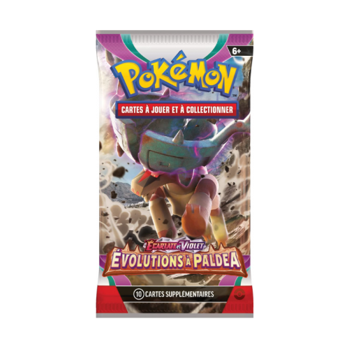 Boosters Pokémon Évolutions à Paldéa : attrapez-les tous avec Game Me More à Istres !