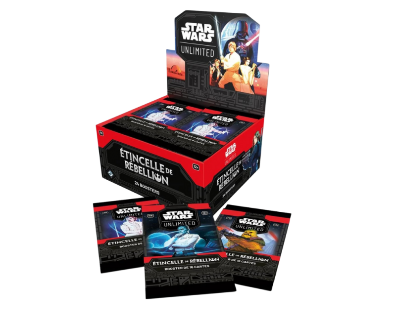 Booster Pack Star Wars Unlimited Rouge : plongez dans l'univers Star Wars à Istres