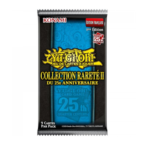 Booster Pack Yu-Gi-Oh! Collection Rareté II du 25e Anniversaire – 1ère Édition en Français