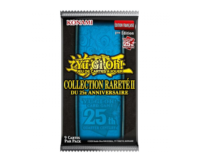 Booster Pack Yu-Gi-Oh! Collection Rareté II du 25e Anniversaire – 1ère Édition en Français