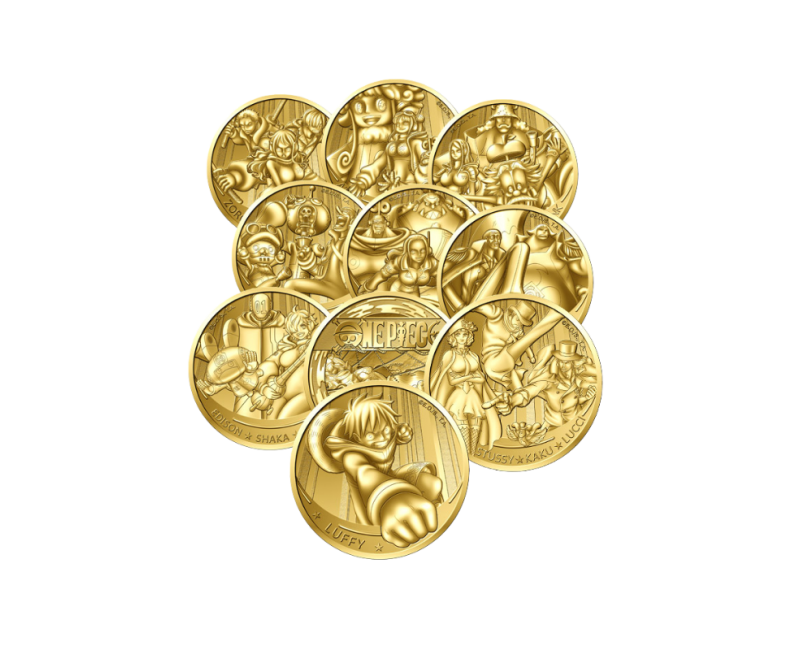 One Piece Kit Découverte 2025 – Mini-médailles Monnaie de Paris