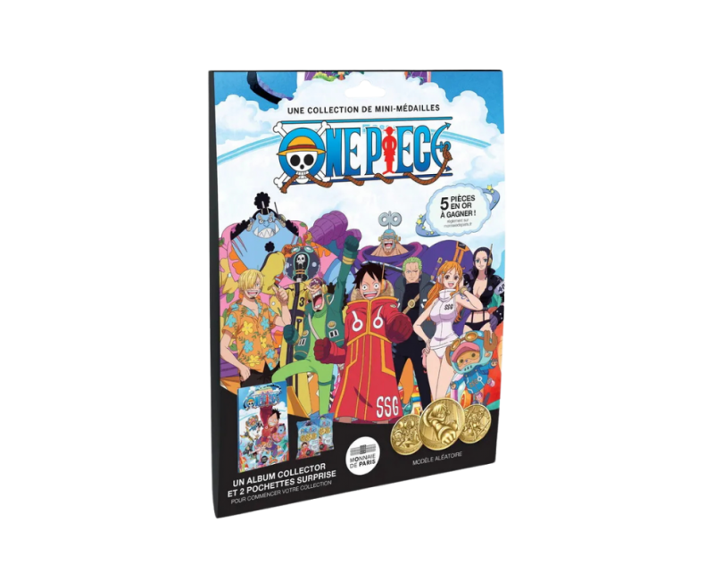 One Piece Kit Découverte 2025 – Mini-médailles Monnaie de Paris