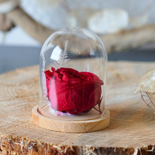 Mini cloche roche rouge éternelle – Artisanat istréen pour la Fête des Mères