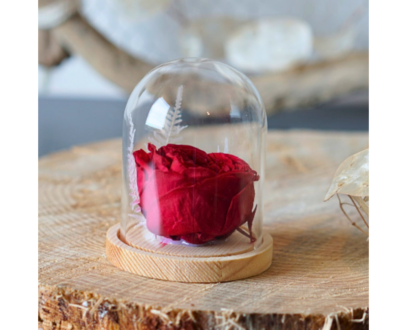 Mini cloche roche rouge éternelle – Artisanat istréen pour la Fête des Mères
