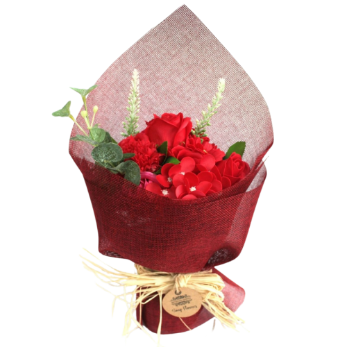 Bouquet de fleurs en savon – Cadeau parfumé par Douceur des Sens