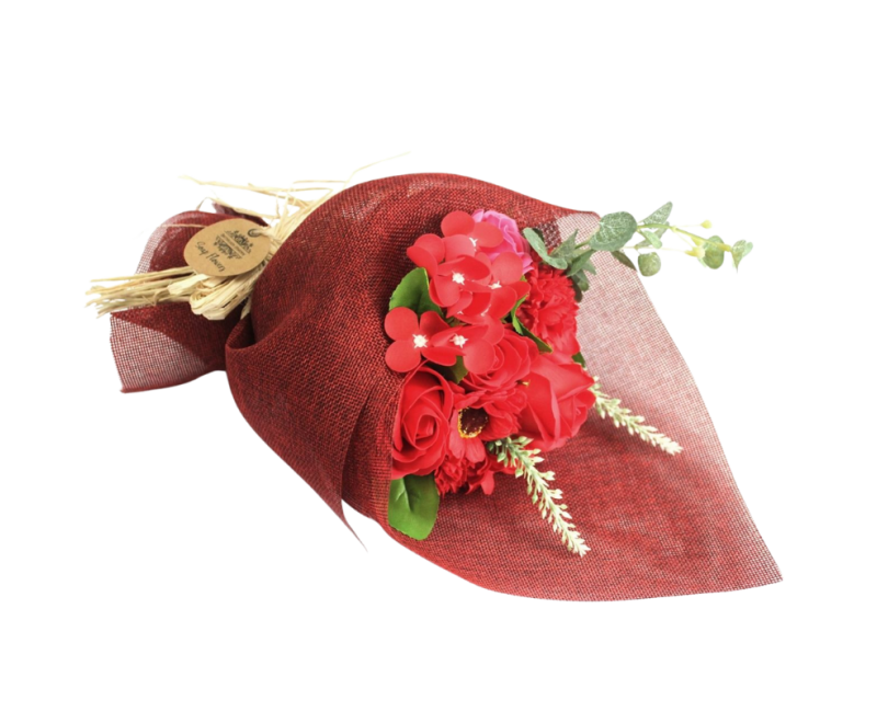 Bouquet de fleurs en savon – Cadeau parfumé par Douceur des Sens