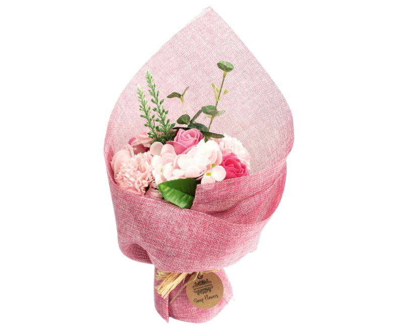 Bouquet de fleurs en savon – Cadeau parfumé par Douceur des Sens