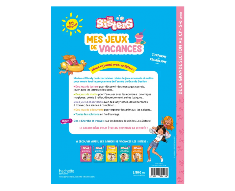 Cahier de jeux Les Sisters Grande Section – Arbre Monde Istres