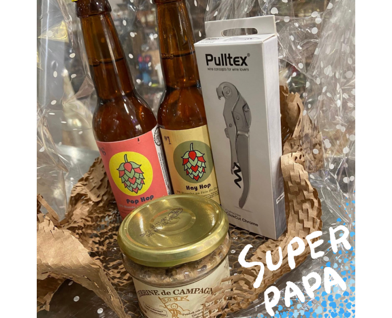 Panier garni local – Bières d’Entressen et terrine artisanale
