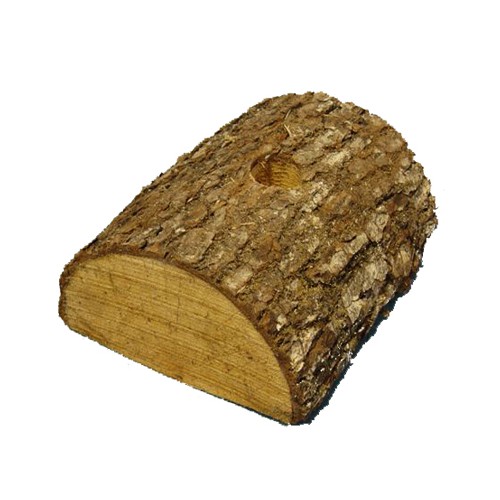 Bûche pour sapin de Noël – Support naturel en bois