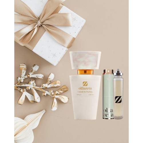 Coffret parfum femme personnalisable Noël 70ml avec recharge