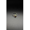 Bague Argent 925 avec Opale Welo – Support Réglable, Artisanat Français