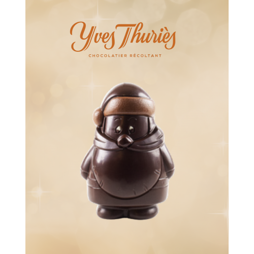 Père Noël en Chocolat – Version Contemporaine Noir ou Lait