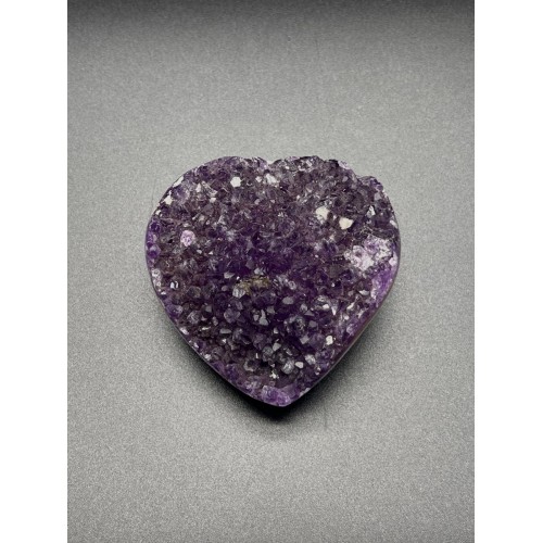 Géode Cœur en Améthyste