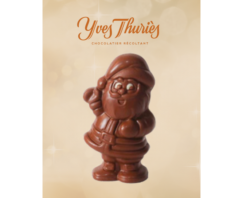 Père-Noël Traditionnel en Chocolat – 12 cm (90 g)
