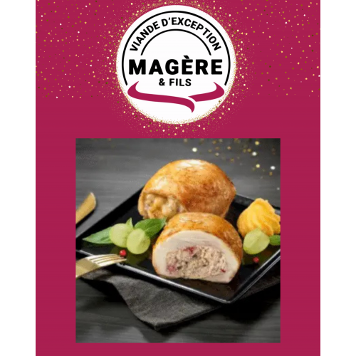 Moelleux de Poulet Farce Forestière aux Cèpes – Spécial Fêtes