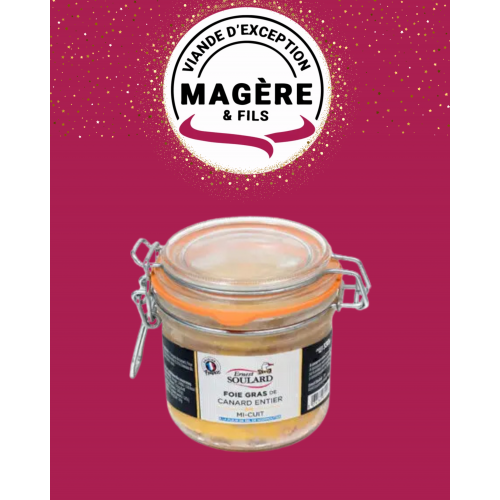 Foie Gras de Canard Entier Mi-Cuit à la Fleur de Sel de Noirmoutier – Ernest Soulard